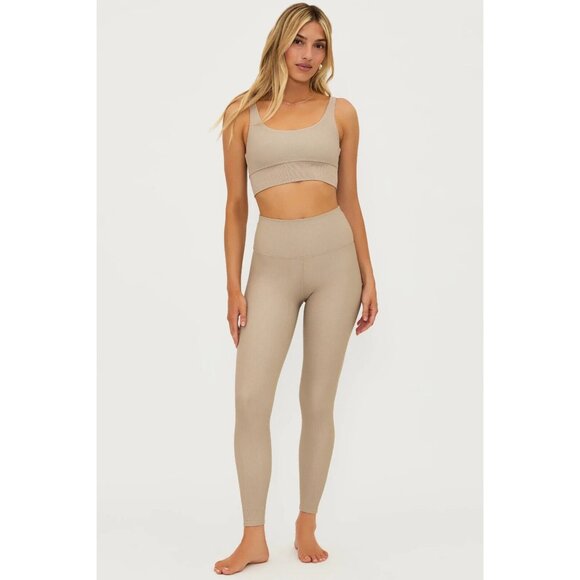 Beach Riot Sport Leggings Ayla Glitter Ribbed High Rise Revolve - Picture 1 of 11